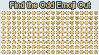 Find the Odd Emoji out | Tricky & Fun Puzzle Game