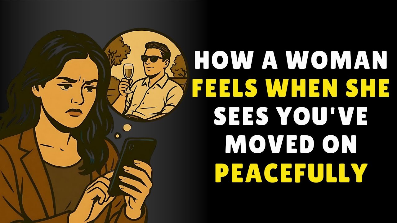 How a Women Feels when she Sees You've moved On  STOICISM
