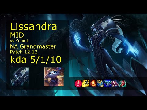 Rank 4 NA Lissandra Mid: Lissandra vs Yuumi