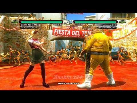 205_2 LIli ryona (ERKAN_THE_DRAGON) vs (andercrazy666) Bob - Ranked Matches - Tekken 6 n39 2024