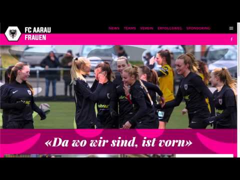 P+ Projekt: FC Aarau Frauen Web-Plattform