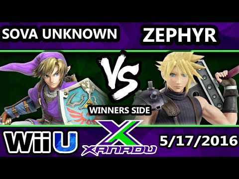 S@X 150 - Sova Unknown (Link) Vs. DG | Zephyr (Cloud) SSB4 Tournament - Smash Wii U - Smash 4