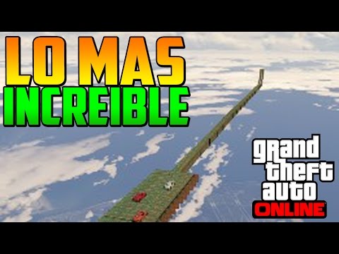 LO MAS INCREÍBLE DE TODO!! MEGA SALTO SIN MORIR!!! - Gameplay GTA 5 Online Funny Moments