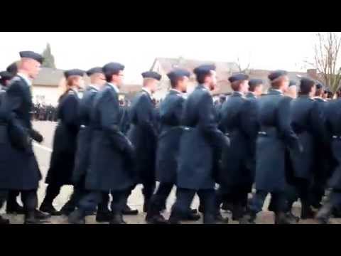 Gelöbnis Westheim 04. 12. 2014 Teil 4  Ausmarsch der Rekruten.