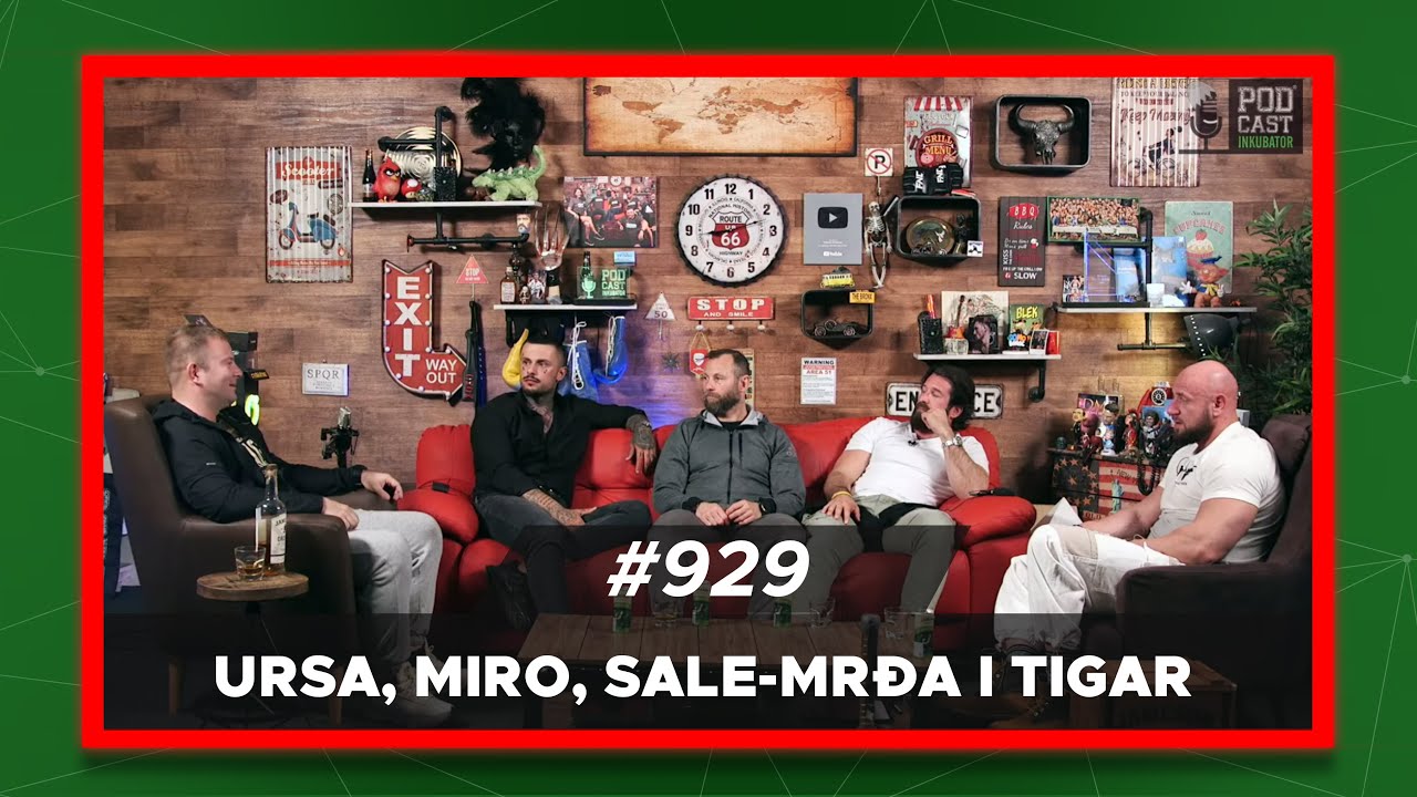 Podcast Inkubator #929 - Rale, Ursa, Miro, Sale-Mrđa i Tigar