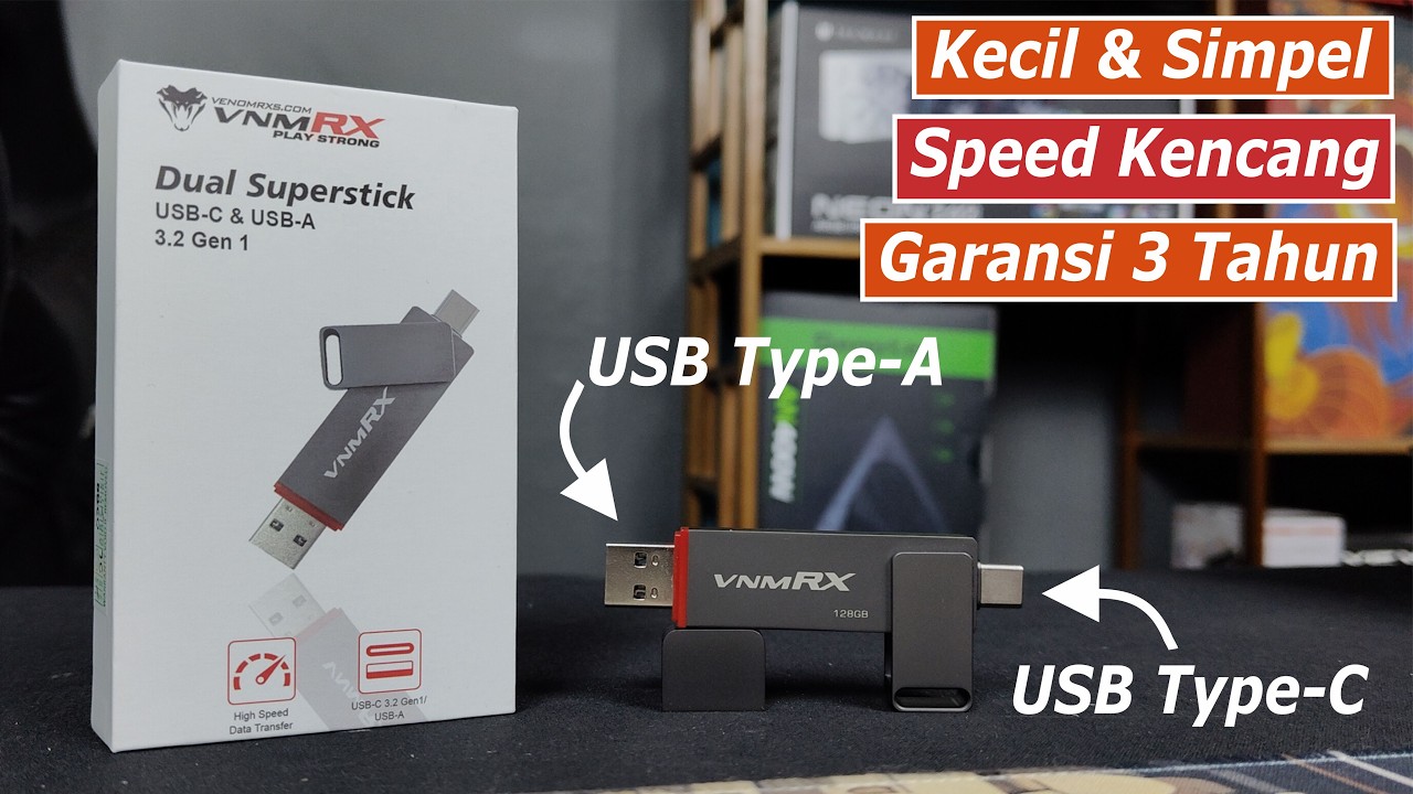 Butuh Penyimpanan Kecil Tapi Kencang? Review VenomRX Dual Superstick External SSD