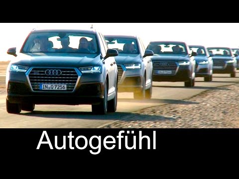 All-new Audi Q7 parade in Namibia Audi officials approval ride for 2016 model - Autogefühl