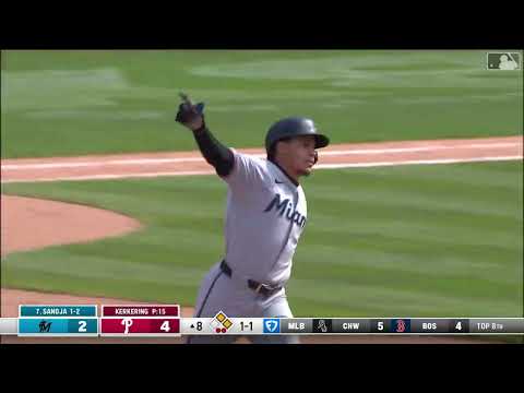 Javier Sanoja Explodes for 5 RBIs! | Marlins 2025 Highlights I 04/20/2025