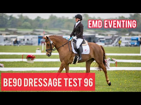 BE90 DRESSAGE TEST 96 (2016) - Press Play & Enter At A