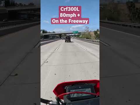 Crf300L - 80 mph+ Passing Cars
