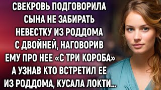 Свекровь уговорила сына не забирать невестку из роддома с двойней. А узнав кто ее встретил…