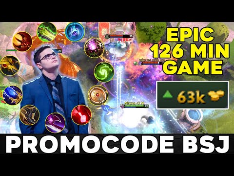That Moment when you play your hardest Game of Dota 2 - 126MIN+ EPIC Match powered by Promocode BSJ
