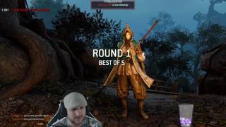 For Honor - Warden vs Nobushi, Warlord & Warden - ADAPTION WITH THE WARDEN! (we learn a lot!)