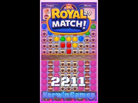 Royal Match Level 2211 - No Boosters Gameplay