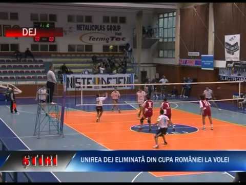 unirea dej eliminata din cupa romaniei la volei