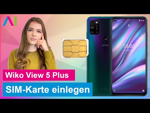 WIKO View 5 Plus - SIM-Karte einsetzen • 🂠 • 📲 • 📡 •