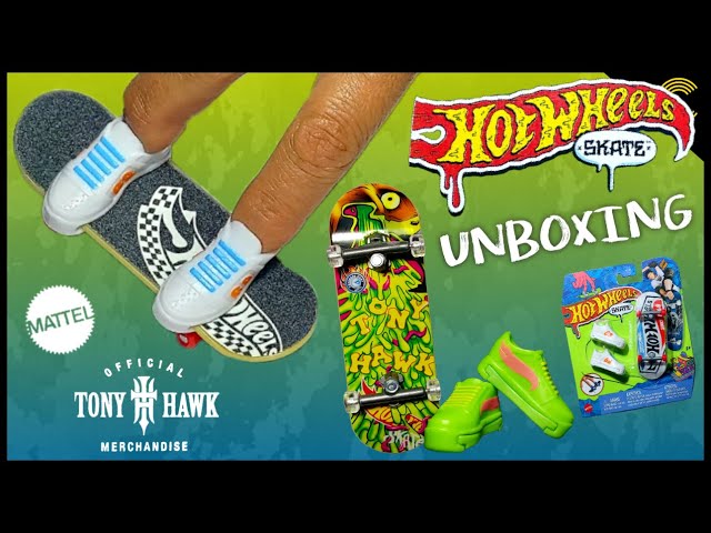 Vídeo relacionado con Hot Wheels Skate Dedo Pack Sky Shredders Tony Hawk JBX57 Mattel