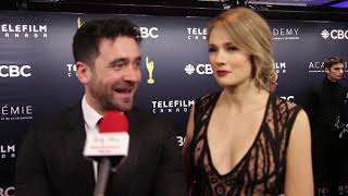 Chat w Allan Hawco and Tori Anderson on their 2019 Canadian Screen Award Nominations video