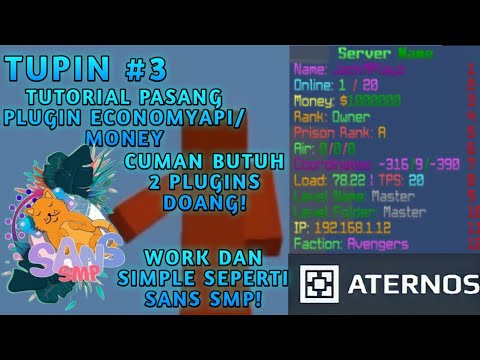 Pinay MC -  TUTORIAL TO INSTALL ECONOMYAPI/MONEY PLUGINS IN MCPE 1.18+ LIKE SANS SMP!  |  MINECRAFT