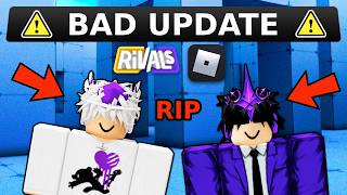 Roblox Just RUINED RIVALS... (Roblox Rivals News)