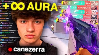 canezerra aura farming in radiant for 8 min