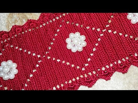 زواقة الكوزة بالكروشي 'نصف طوق' لقفطان او جلابة (راندة /كروشي) الجزء الاول | مع ماجدة