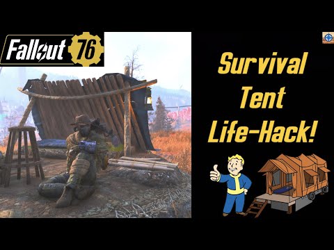 Fallout 76: Survival Tent Life-Hack!