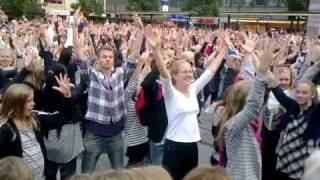 preview picture of video 'Flash Mob Dance - Salem al Fakir - Gävle 100905'