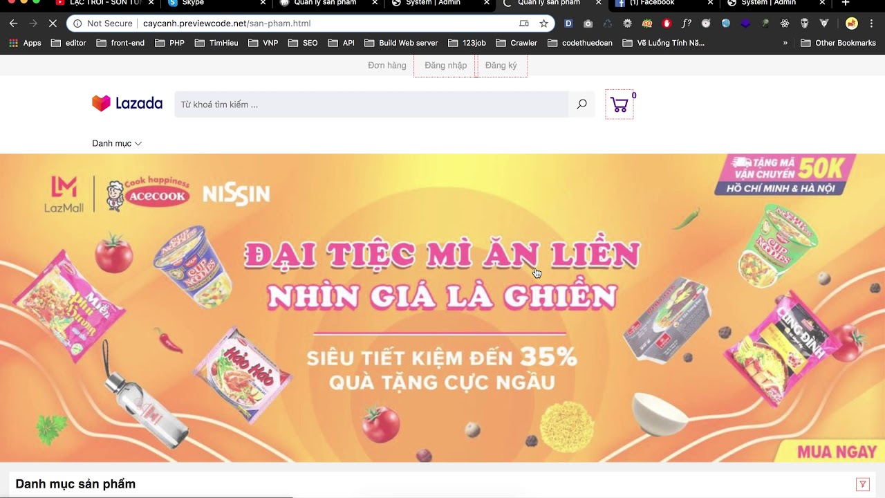 [Đồ án tốt nghiệp] - Website cây xanh - GIỏ hàng Review