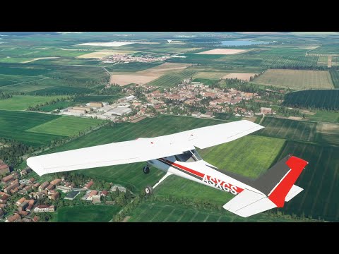 Überflug von Bad Langensalza Richtung Vogtei