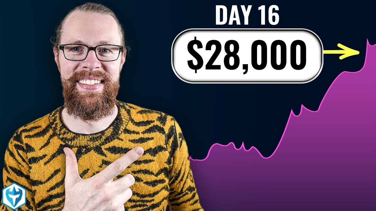 How I Grew My Small Day Trading Account to $28,093.54 in 16 Days 💥 (Full Training)