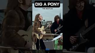 DIG A PONY - The Beatles - Rooftop Concert, (January 30, 1969)