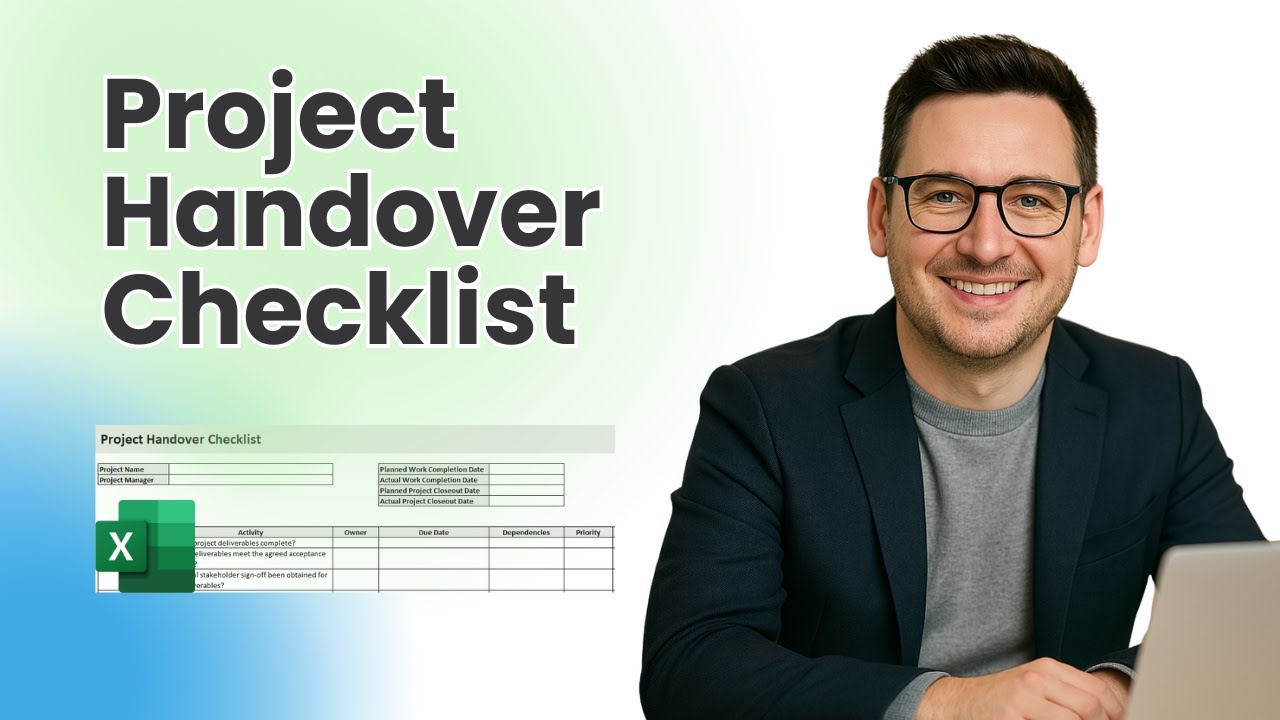 How To Create A Project Handover Checklist Template in Excel