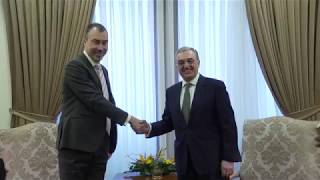 Встреча министра иностранных дел Армении со специальным представителем ЕС по вопросам Южного Кавказа и кризиса в Грузии
