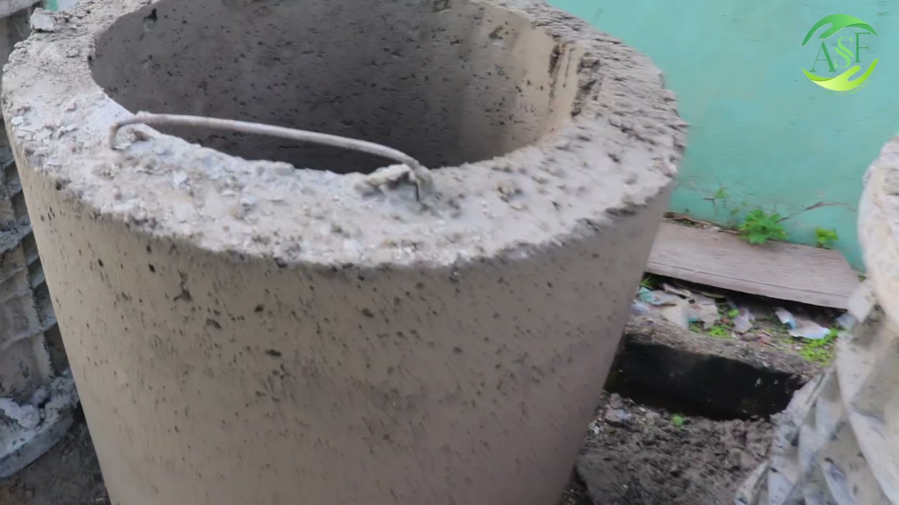 Construction of Concrete Bins by Access Smile Foundation.