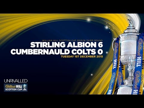 Stirling Albion 6-0 Cumbernauld Colts | William Hill Scottish Cup 2015/16 - Round 3