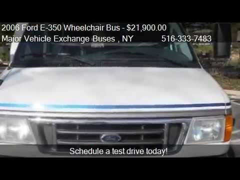 2006 Ford E-350 Non-CDL Wheelchair Shuttle Bus Excellent Condition!