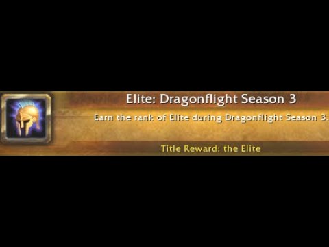 All Elite Weapon Transmogs, 2400 Rating Elite Season 3 Dragonflight, Showing All Available Weapons