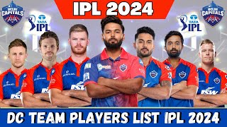 Delhi Capitals Team Players List IPL 2024 DC Full Squad Auction