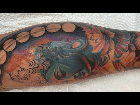 Zar1 live tattoo budhha color