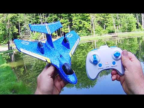 Zhiyang ZY425 Land Sea Air RC Airplane Flight Test Review