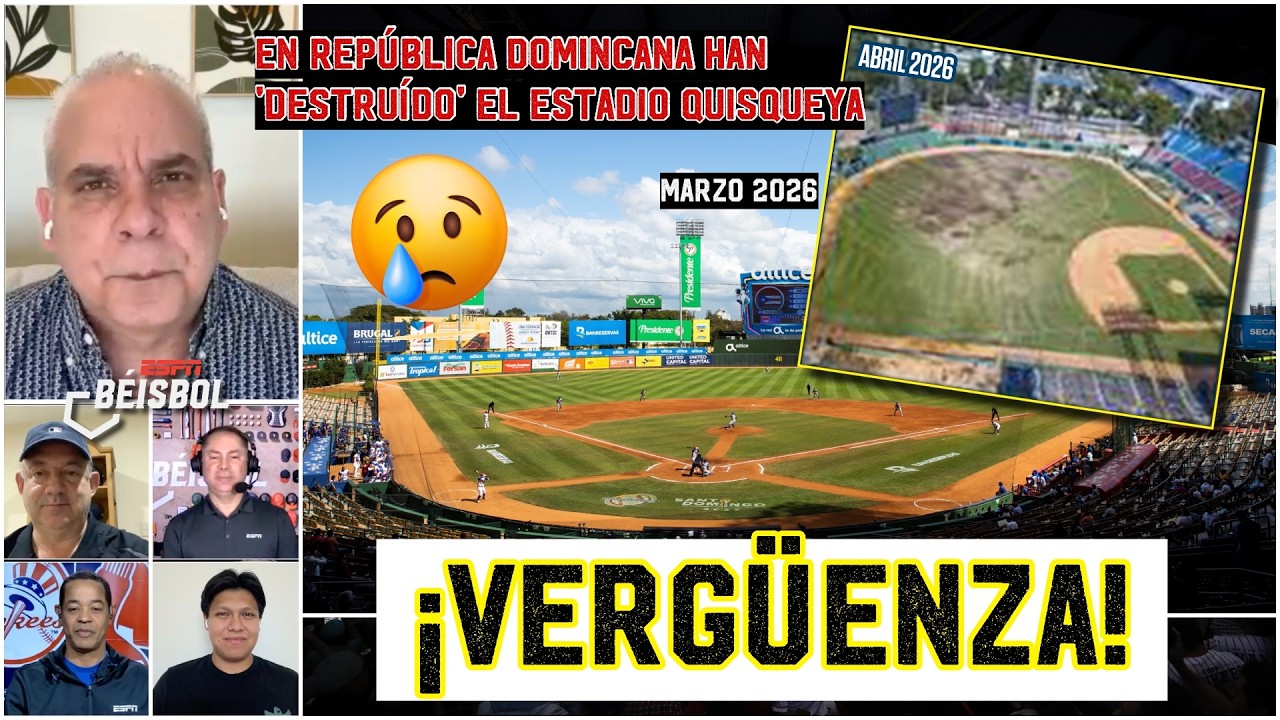Ernesto Jerez EXPLOTA por la 'DESTRUCCIÓN' del estadio QUISQUEYA en Rep. Dominicana | ESPN Béisbol