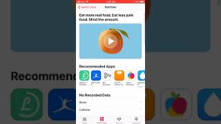 health app ( activity, mindfulness, nutrition, sleep )