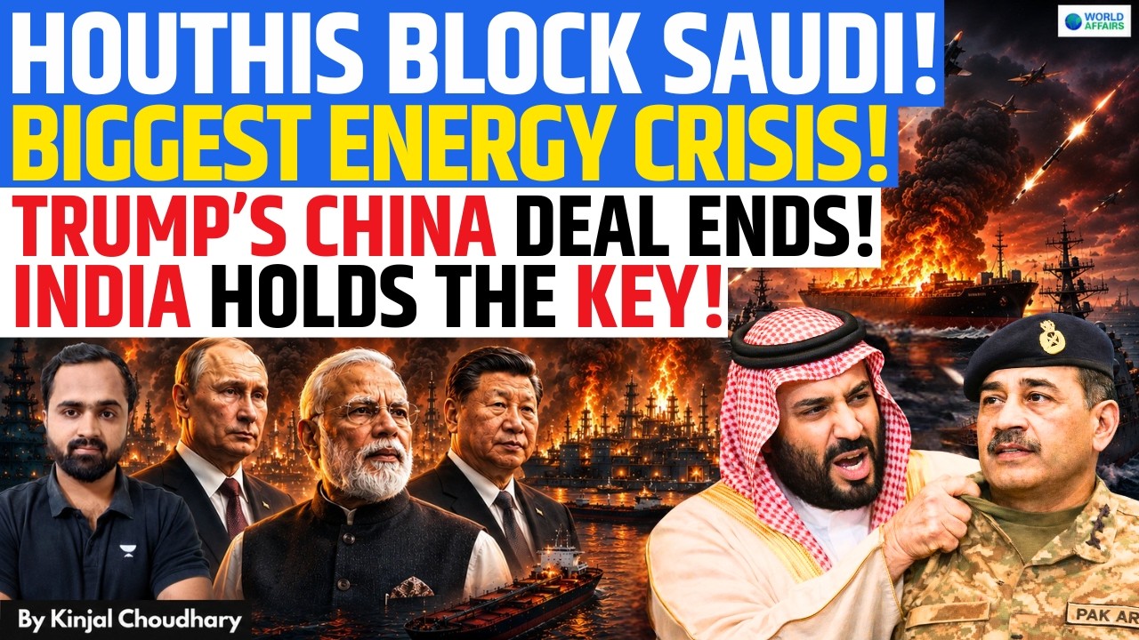 Houthis Begin Saudi Blockade! Trump Trapped - China Deal Ends, Biggest Energy Crisis Begins | Kinjal