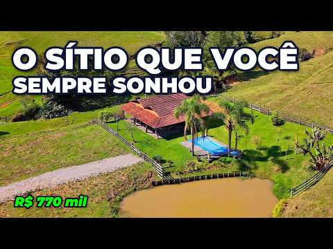 LINDAS LAGOAS, PASTAGEM, REFLORESTAMENTO E UM BELO CASARÃO NESTE SÍTIO EM TAIÓ-SC