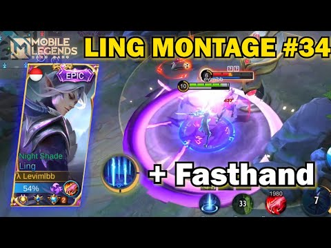LING FASTHAND MONTAGE EPS. 34 - DON'T UNDERESTIMATE LING!! | LEVIMLBB | MOBILE LEGENDS