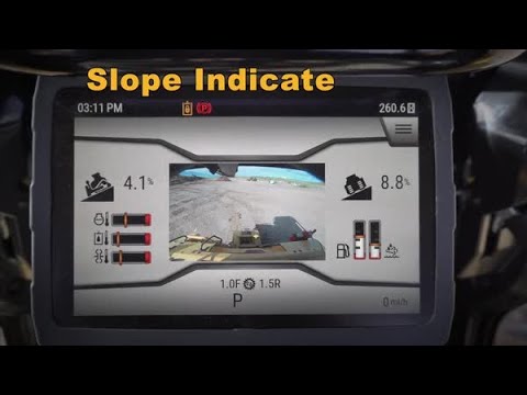 Cat® Next Gen Dozer Monitor: Slope Indicate