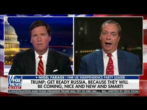 NIGEL FARAGE FULL ONE-ON-ONE INTERVIEW WITH TUCKER CARLSON (4/11/2018)