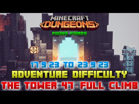 DcSK - The Tower 47 [Adventure] Full Climb, Guide & Strategy, Minecraft Dungeons Fauna Faire