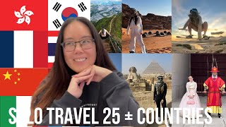 How to solo travel as a female | 29 COUNTRIES | 12 tips